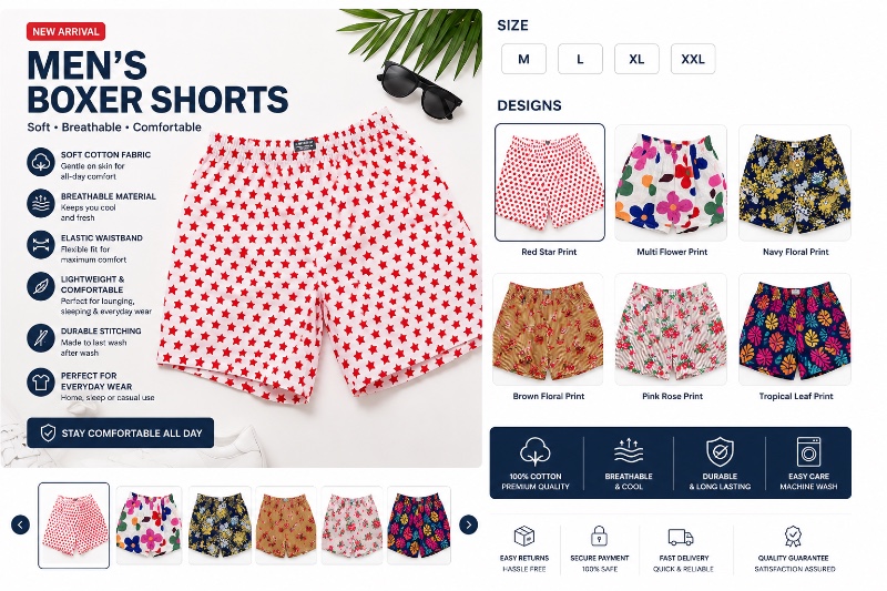MEN'S BOXER SHORT