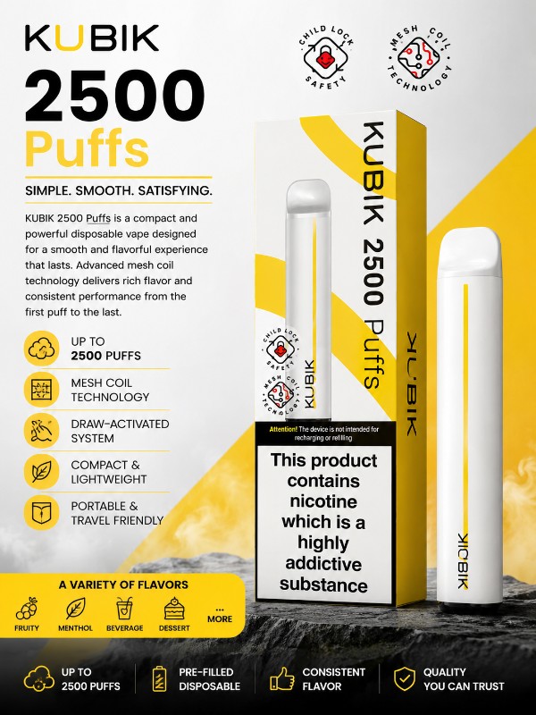 KUBIK 2500 Puffs 