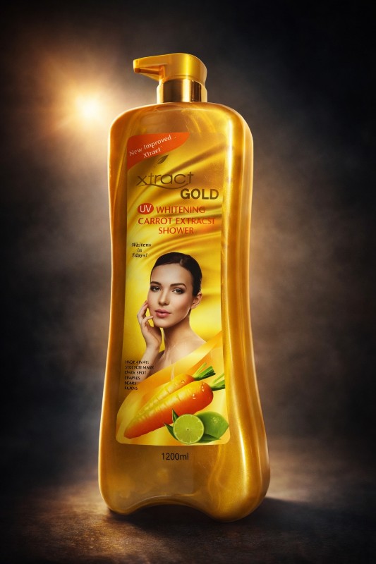 Xtract Gold UV Whitening Carrot Extract Shower Gel – 1200ml