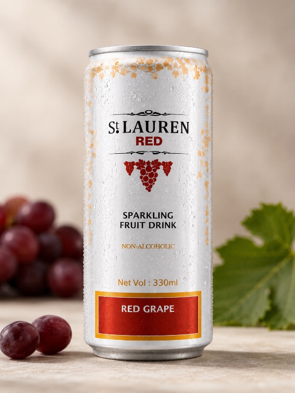 St. Lauren Red Sparkling Fruit Drink (Red Grape)