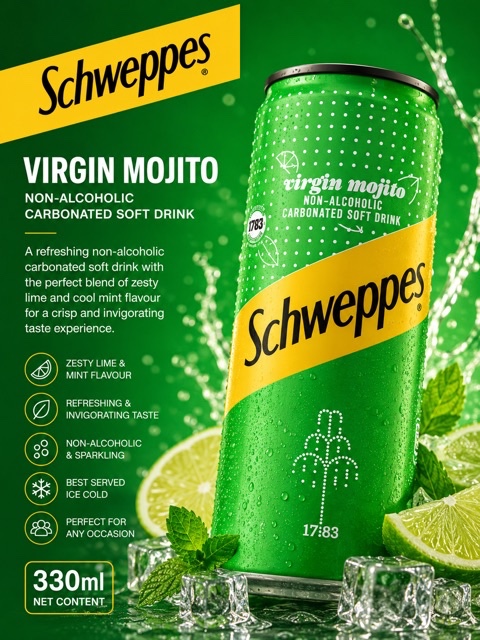 Schweppes Virgin Mojito 330ml