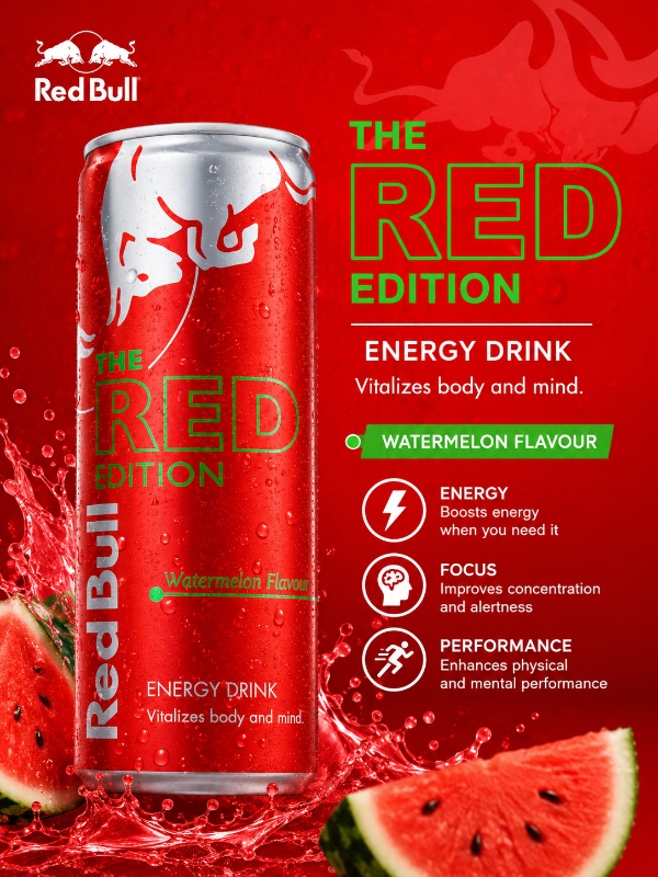 Red Bull The Red Edition Watermelon Energy Drink 250ml