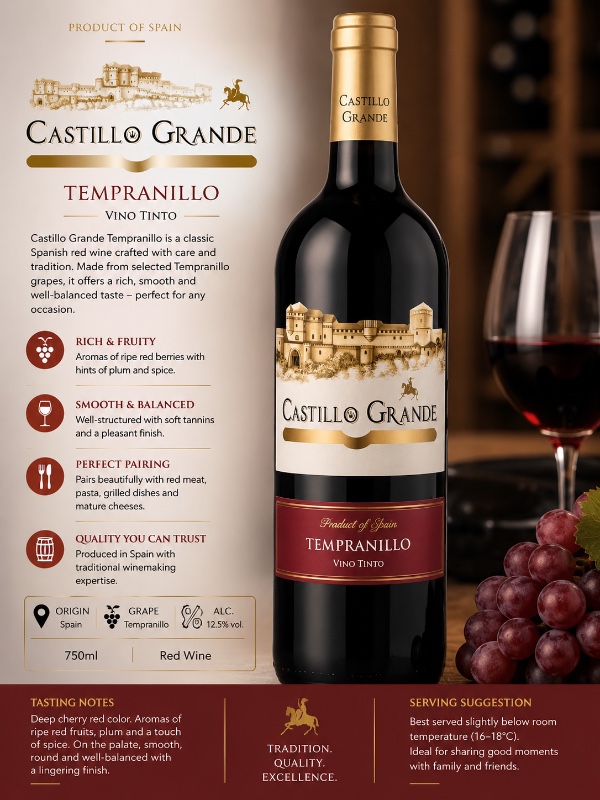 Castillo Grande Tempranillo 
