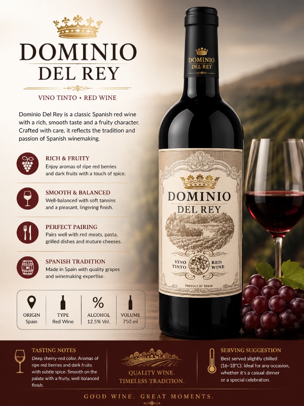 Dominio Del Rey Red Wine 