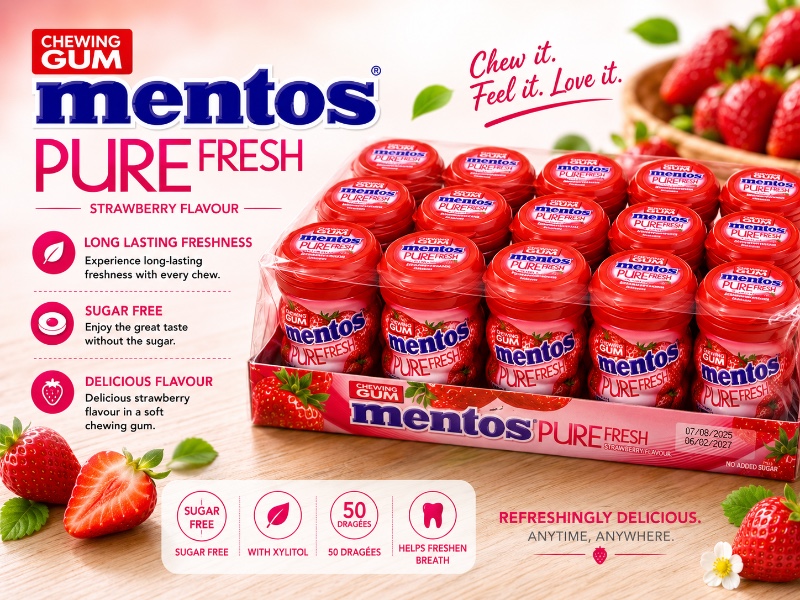 Mentos Pure Fresh Strawberry